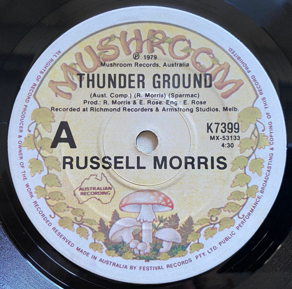 Russell Morris : Thunder Ground (7", Single)