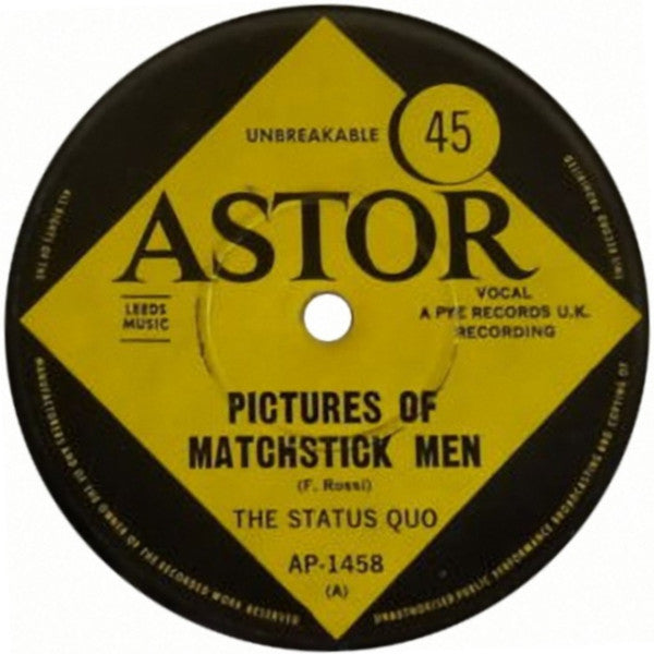 Status Quo : Pictures Of Matchstick Men (7", Single)