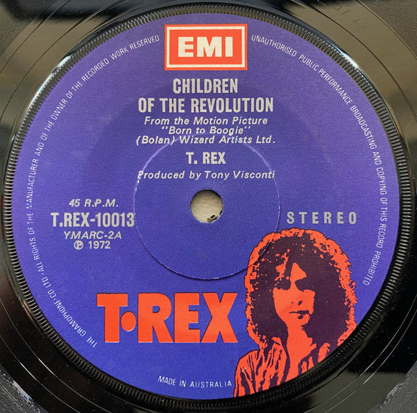 T. Rex : Children Of The Revolution (7", Single, RE)