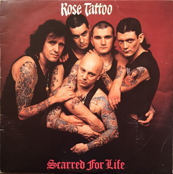 Rose Tattoo : Scarred For Life (LP, Album, RE)