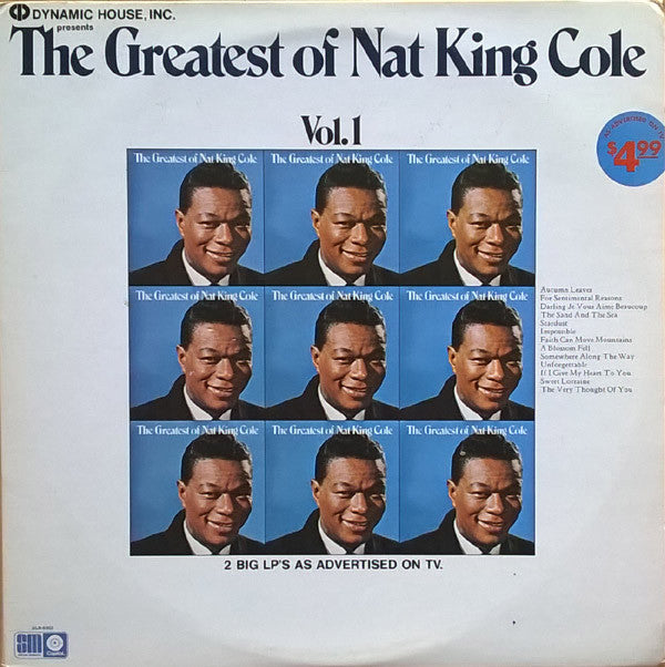 Nat King Cole : The Greatest Of Nat King Cole (2xLP, Comp, RP)