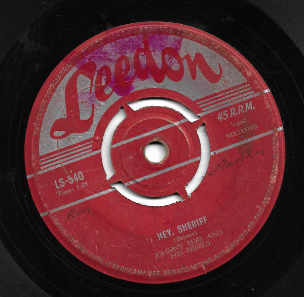 Johnny Rebb & His Rebels : Noeline (7", Single)