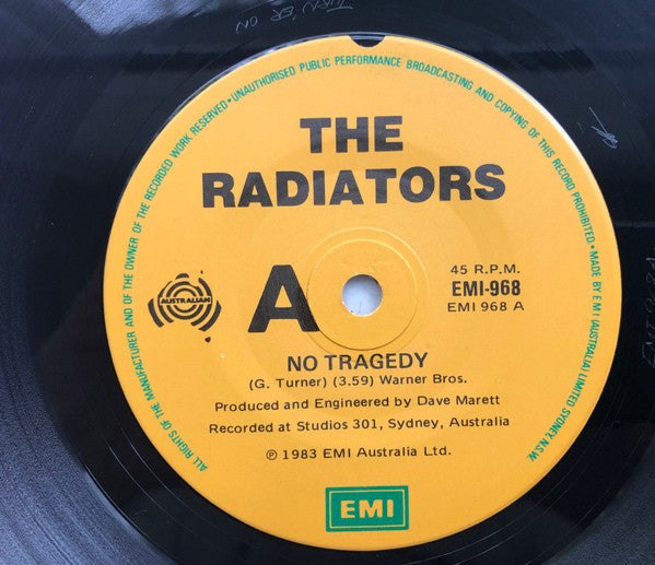 The Radiators (2) : No Tragedy (7", Single)