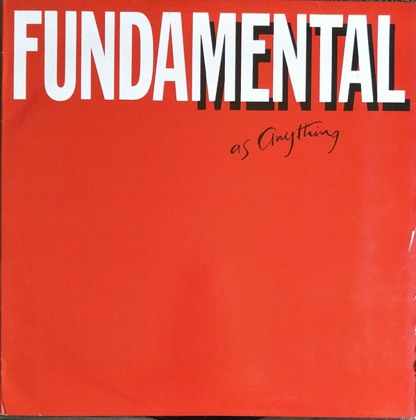 Mental As Anything : Fundamental As Anything (LP, Album)