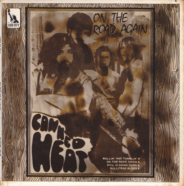 Canned Heat : On The Road Again (7", EP, Mono)