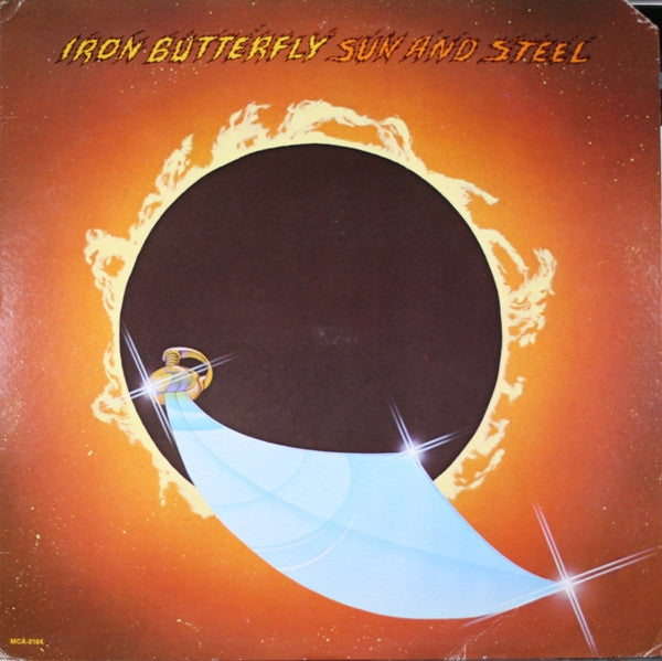 Iron Butterfly : Sun And Steel (LP, Album, Pin)