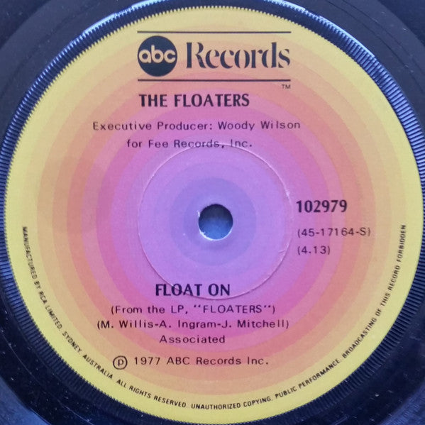 The Floaters : Float On (7", Single)