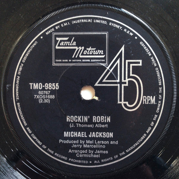 Michael Jackson : Rockin' Robin (7", Single)