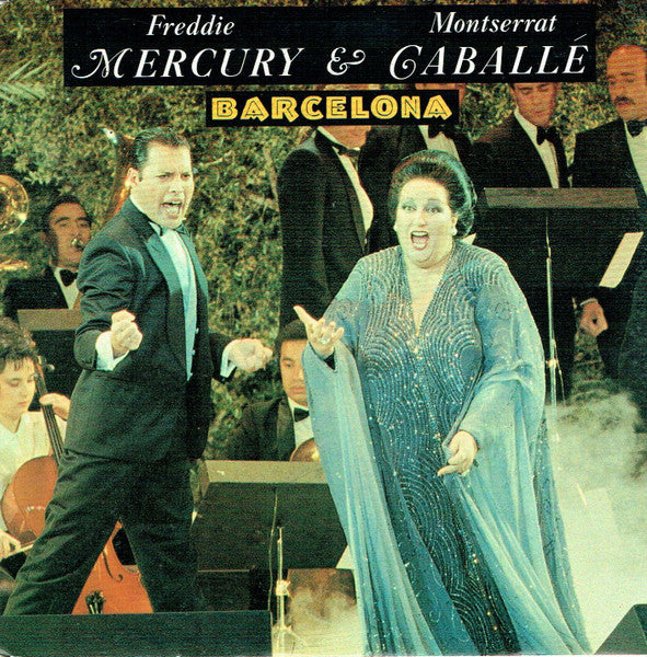 Freddie Mercury & Montserrat Caballé : Barcelona (7", Single, Pic)