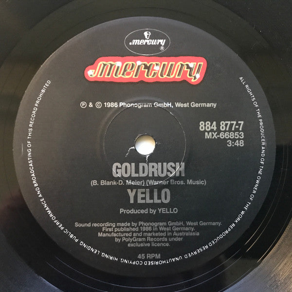 Yello : Goldrush (7", Single)