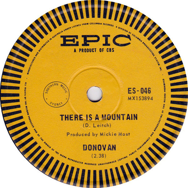 Donovan : There Is A Mountain (7")