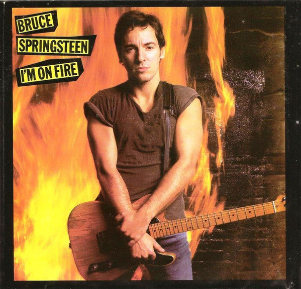 Bruce Springsteen : I'm On Fire (7", Single)