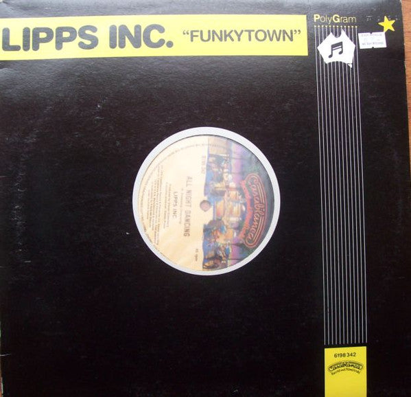 Lipps, Inc. : Funkytown / All Night Dancing (12", Single, RE)
