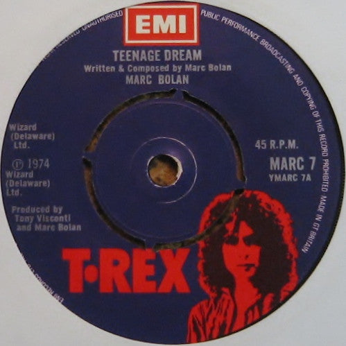 Marc Bolan : Teenage Dream (7", Single)