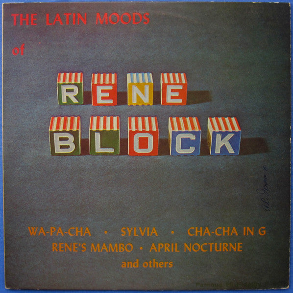 Rene Bloch : The Latin Moods Of Rene Block (LP, Album)