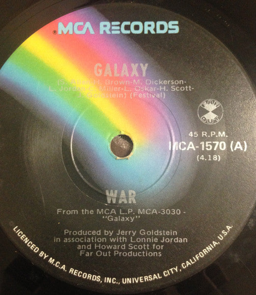 War : Galaxy (7", Single)