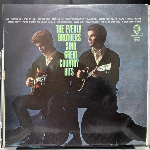 Everly Brothers : The Everly Brothers Sing Great Country Hits (LP, Album, Mono)