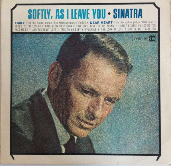 Sinatra* : Softly, As I Leave You (LP, Album, Mono)