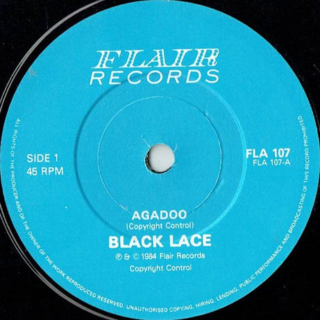 Black Lace : Agadoo (7", Single, Pap)