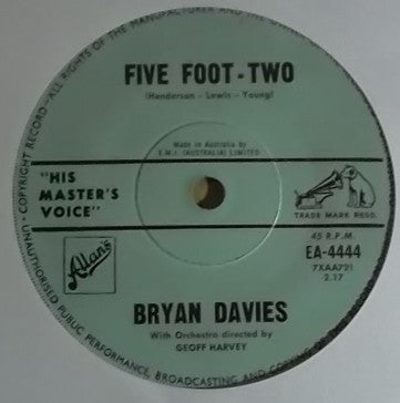Bryan Davies : Five Foot Two (7", Single)
