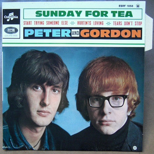 Peter & Gordon : Sunday For Tea (7", EP)