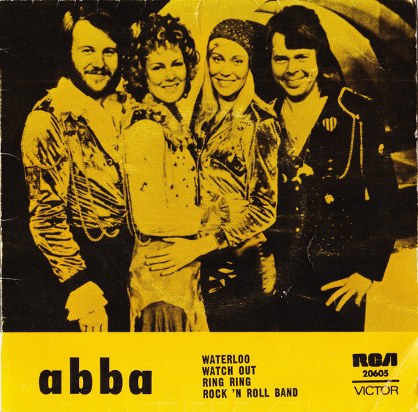 ABBA : Waterloo / Watch Out / Ring Ring / Rock 'N Roll Band (7", EP)