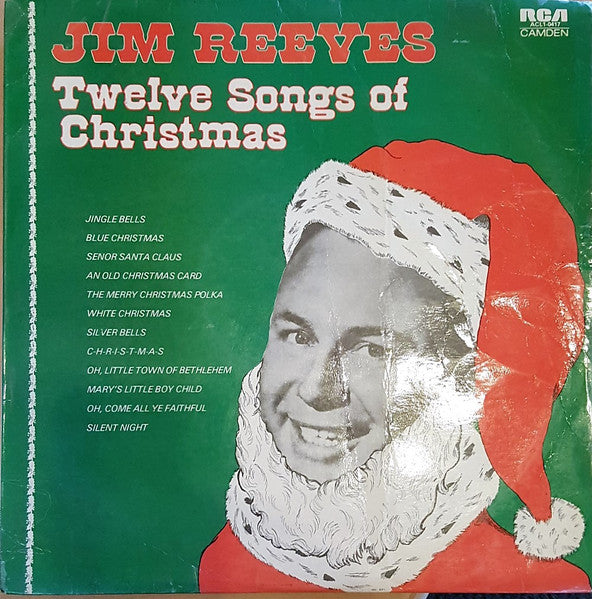 Jim Reeves : Twelve Songs Of Christmas (LP, Album, RE)