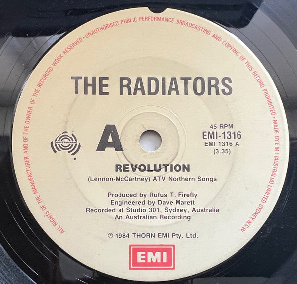 The Radiators (2) : Revolution (7", Single)