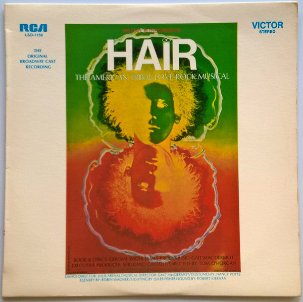 Various : Hair - The American Tribal Love-Rock Musical (The Original Broadway Cast Recording) (LP, Album)
