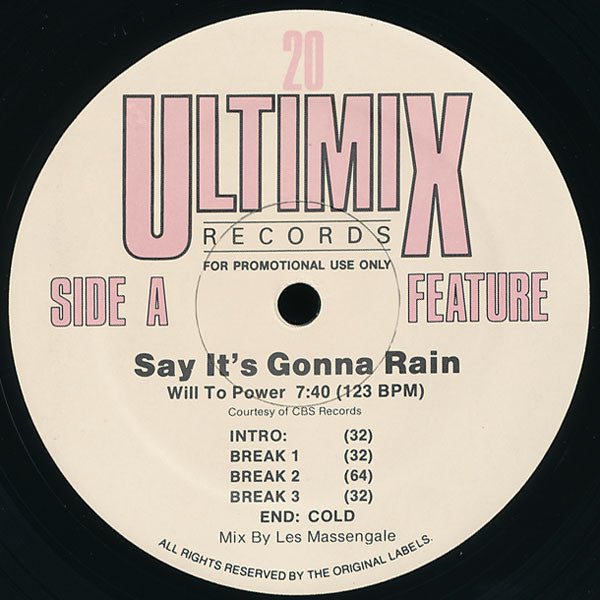 Various : Ultimix 20 (3x12", Comp, Promo)