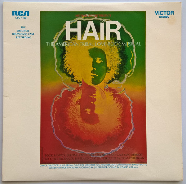 Various : Hair - The American Tribal Love-Rock Musical (The Original Broadway Cast Recording) (LP, Album, RE)