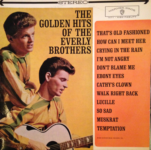 The Everly Brothers* : The Golden Hits Of The Everly Brothers (LP, Comp)