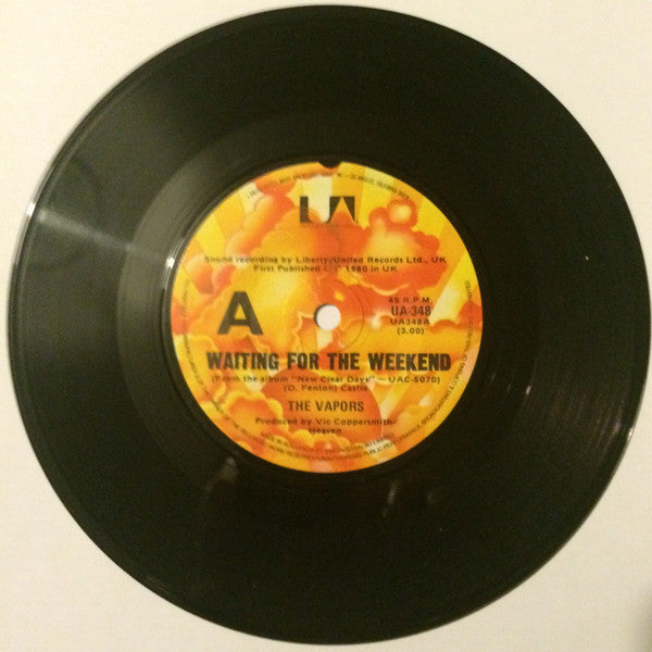 The Vapors : Waiting For The Weekend (7")