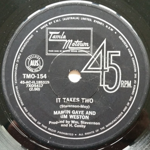 Marvin Gaye And Kim Weston : It Takes Two (7", Single)