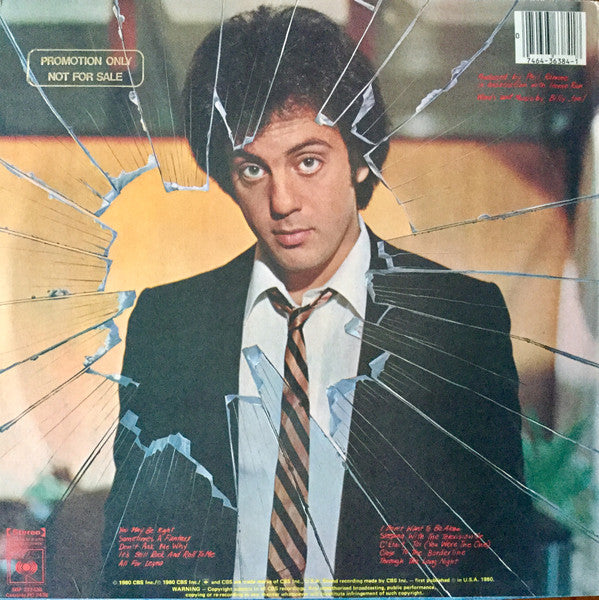 Billy Joel : Glass Houses (LP, Album, Promo)