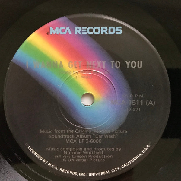 Rose Royce : I Wanna Get Next To You (7", Single)