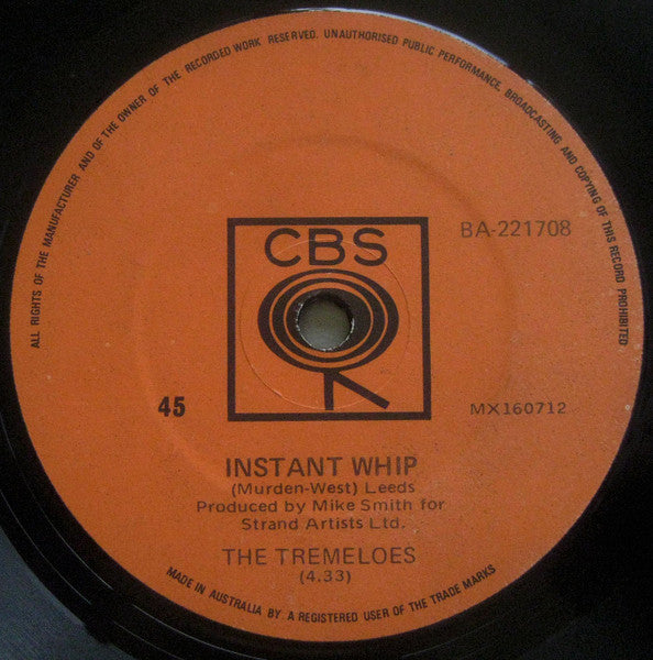 The Tremeloes : (Call Me) Number One (7", Single)