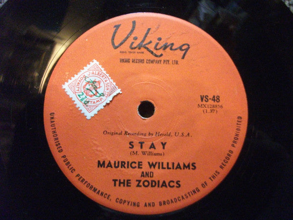 Maurice Williams & The Zodiacs : Stay (7", Single)