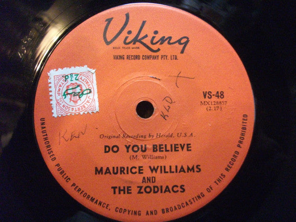 Maurice Williams & The Zodiacs : Stay (7", Single)