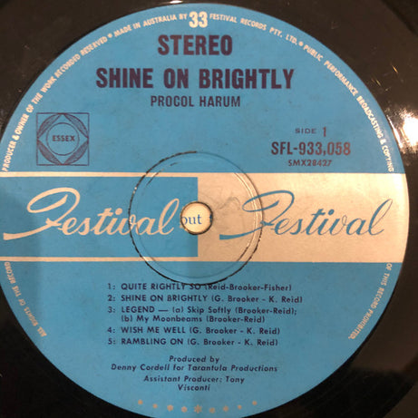 Procol Harum : Shine On Brightly (LP, Album)