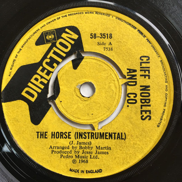 Cliff Nobles & Co : The Horse (7", Single)