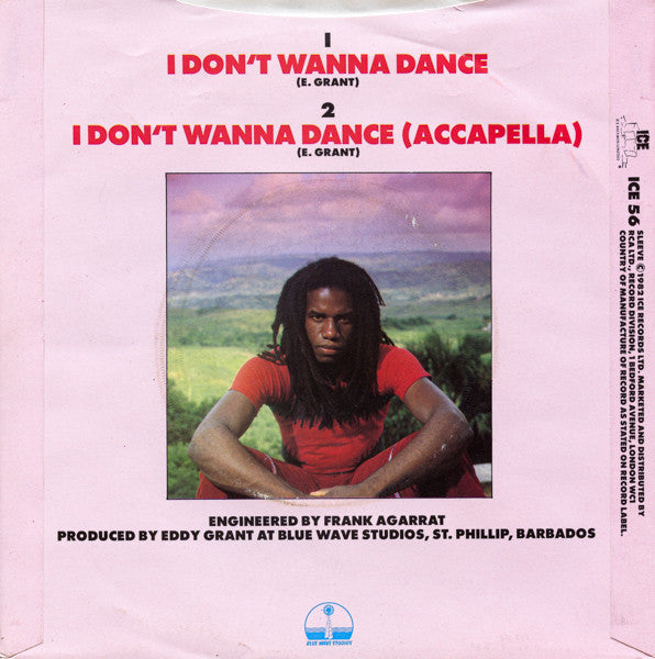 Eddy Grant : I Don't Wanna Dance (7", Single, Pic)