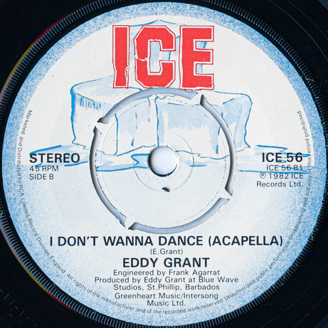 Eddy Grant : I Don't Wanna Dance (7", Single, Pic)