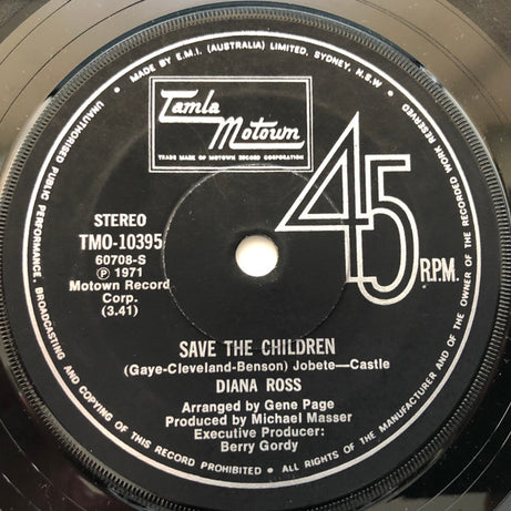 Diana Ross : Last Time I Saw Him (7", Single)