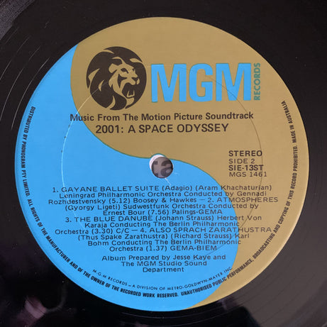 Various : 2001 - A Space Odyssey (Music From The Motion Picture Soundtrack) (LP, Album, RE)