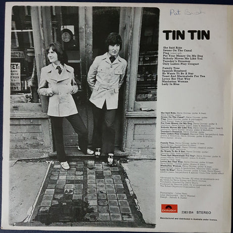 Tin Tin (5) : Toast And Marmalade For Tea (LP, Album)