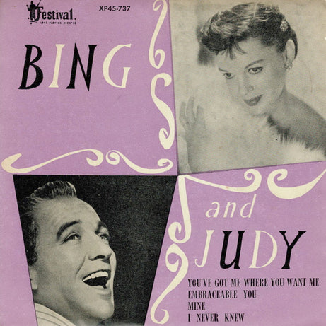 Bing Crosby, Judy Garland : Bing and Judy (7", EP)