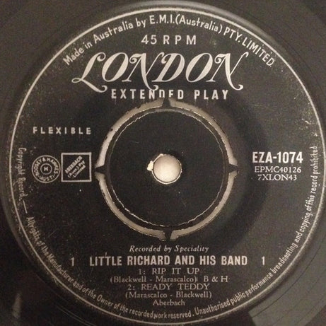 Little Richard And His Band : Little Richard And His Band (7", EP, Sil)