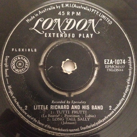 Little Richard And His Band : Little Richard And His Band (7", EP, Sil)