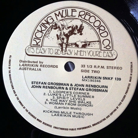 John Renbourn & Stefan Grossman : Stefan Grossman & John Renbourn (LP, Album)